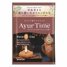 BATHCLIN 巴斯克林 Ayur Time Balance Day入浴劑 乳香&檀香, 1個, 40g