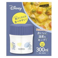 THERMOS 膳魔師 迪士尼真空斷熱保溫保冷食物罐 JBU-302DS, 1個, 300ml, 藍色黃色