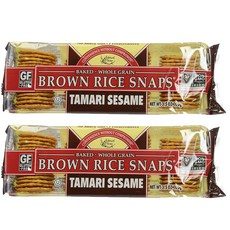 Edward&Sons 無麩質糙米餅乾 胡麻醬口味, 2盒, 100g