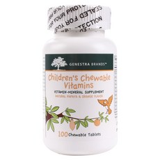 GENESTRA BRANDS 綜合維他命咀嚼錠, 1瓶, 100顆