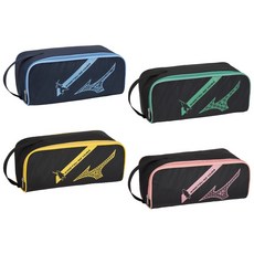 MIZUNO 美津濃 鬼滅之刃聯名款羽球鞋袋, 藍黑（伊之助）