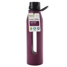 TAKEYA 便攜式玻璃水瓶 Beveridge, 650毫升, 紫色的