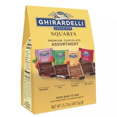 GHIRARDELLI 鷹牌 綜合巧克力方塊片, 1個, 447.6克