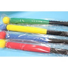 群 樂樂棒球棒 附球 24吋 短型 幼兒安全球棒 MIT製, 短型球棒24吋+球 | 一袋入, 1個