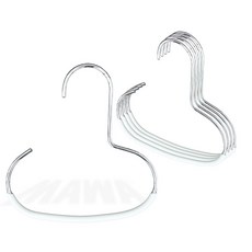 MAWA 圍巾掛勾 G-1 14.6*15.2cm, 5件, 白色的