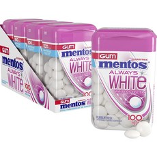 mentos 曼陀珠 Always White 泡泡清新口味 100 粒, 4入