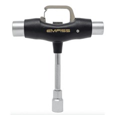 Emfiss 滑板T字工具，多功能滑板調整維護工具，輕巧便攜，耐用材質, 詳見包裝