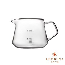 LEOBUNA 里昂布納 手沖咖啡壺, 1個, 玻璃壺, 350ml