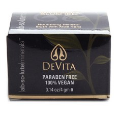 DEVITA 絕對礦物質滋養腮紅 4g, Ardent Rose, 1盒