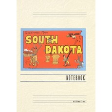 (英文圖書) Vintage Lined Notebook Greetings from South Dakota 平裝版, Found Image Press, 英文