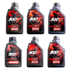 MOTUL 300V 4T 酯類全合成機車機油，酯類機油，提升引擎性能, 1個