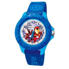 【Marvel漫威】兒童手錶 酷炫雙色殼 鋼鐵人 美國隊長 盾牌 學習手錶 正版授權