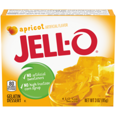 JELL-O 杏桃果凍粉, 85g, 1盒