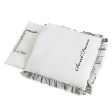 Onekosama 寵物用荷葉邊睡袋, 1個, 米白色