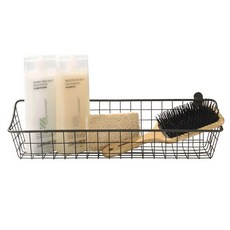 SPECTRUM 復古櫃和壁掛式籃子廚房儲物籃, 工業灰