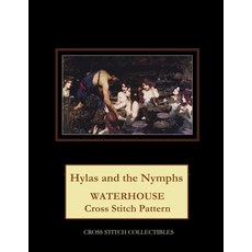 (英文圖書) Hylas and the Nymphs: Waterhouse Cross Stitch Pattern 平裝版, Createspace Independent Pub..., 英文