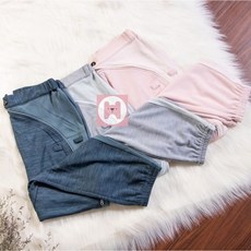 易穿脫照護休閒褲(縮口褲管), 淺灰色