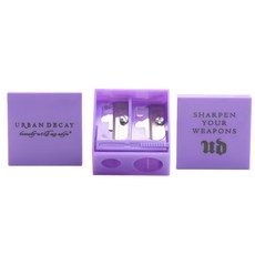 URBAN DECAY 雙孔削筆器, 1個, 紫色的