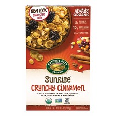 Nature's Path Sunrise肉桂風味玉米穀物麥片, 1盒, 300g