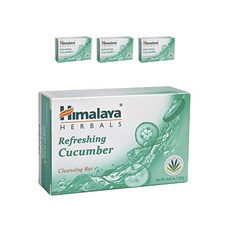 Himalaya 喜馬拉雅 清爽小黃瓜潔膚皂, 4個, 125g