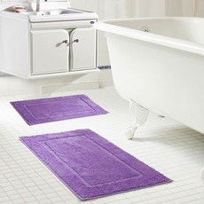 RT designer's collection Alti Derby 超細纖維浴缸腳踏板 2 件套, 1個, 紫丁香