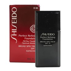 SHISEIDO 資生堂 Perfect refining粉底液 SPF15 30ml, 1瓶, D30 Very Rich Brown
