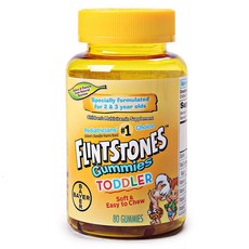 FLINTSTONES 綜合維他命軟糖, 1瓶, 80顆