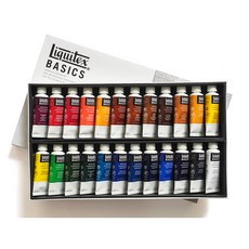 Liquitex麗可得Basic壓克力顏料22ml 24色套裝 美國品牌 繪畫顏料, 22ml
