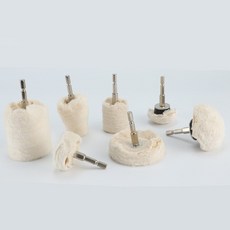 六角柄鏡面拋光布輪組：帶柄加厚棉布輪，適用於打蠟、打磨，多功能拋光工具, 平T形: 50mm 一個