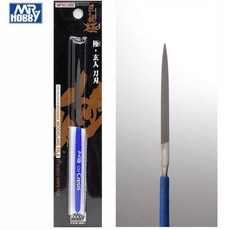 MR.HOBBY GUNZE 郡氏 GSI 匠之鑢・極 模型用精密極薄銼刀 三角刀刃, 藍色