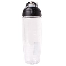 Tervis 帶蓋雙壁水壺, 710毫升, 黑色的