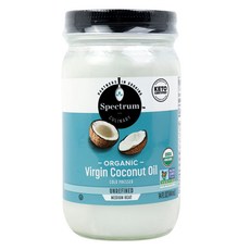 Spectrum Naturals 初榨椰子油, 1個, 414ml