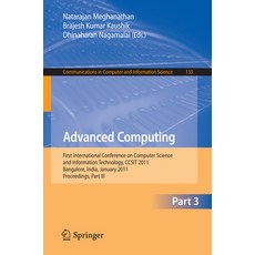 (英文圖書) Advanced Computing: First International Conference on Computer Science and Info... 平裝版, Springer, 英文