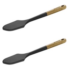 staub 料理鍋鏟 30cm, 2個, 木+黑