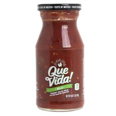 Que Vida粗莎莎醬 羅莎 溫和, 1個, 453克