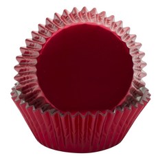 FOX RUN 鋁箔烘烤紙杯 紅色 32入, 1個, 紅色的