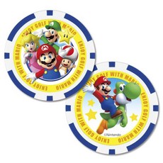 SUPER MARIO 超級瑪利歐 高爾夫球標, 1個, All-star