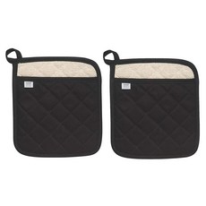 Now Designs 高級鍋墊, 1個, 黑色