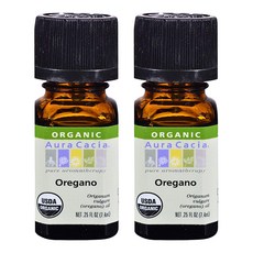 Aura Cacia 香薰牛至精油, 2個, 7.4ml