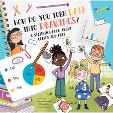 (英文圖書)How Do You Turn Data Into Drawings?: A Statistics Book about Graphs and Data 精裝版, Flowerpot Press, 英文