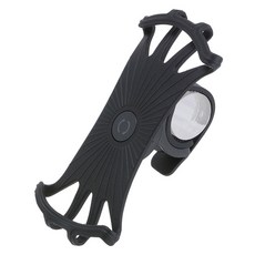 矽膠智慧型手機支架, 1個, 黑色