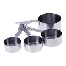 Prepworks Progressive 不鏽鋼倒嘴量杯4件組, 銀色, 1個, 1ml