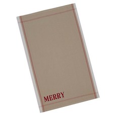 DESIGN IMPORTS 聖誕字母印花餐巾 45.7*71.1cm, 1個, 隨機發貨