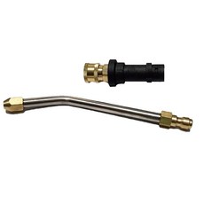 高壓清洗機彎管噴頭，汽車清潔神器，輕鬆去除死角污垢，多種機型適用, 1個