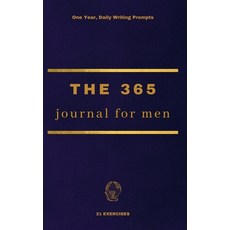 The 365 Journal For Men: One Year Daily Writing Prompts 精裝版, Blurb, 英文