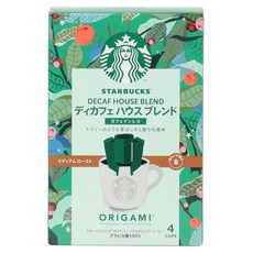 STARBUCKS 星巴克 低咖啡因家常濾掛咖啡 4包入, 1個, 4件