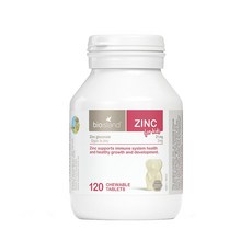 bioisland 兒童鋅咀嚼片, 1罐, 120顆