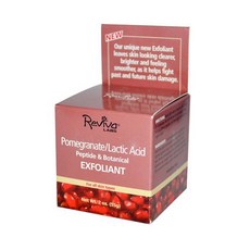 Reviva LABS 石榴/乳酸肽和植物去角質劑, 1個, 55克