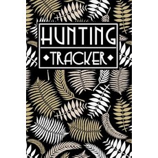 (英文圖書) Hunting Tracker: Cute Golden Leaves Leaf Branch Nature Plant Design Pattern in... 平裝版, Independently Published, 英文