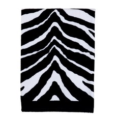 CREATIVE BATH 斑馬浴巾, 1個, 斑馬